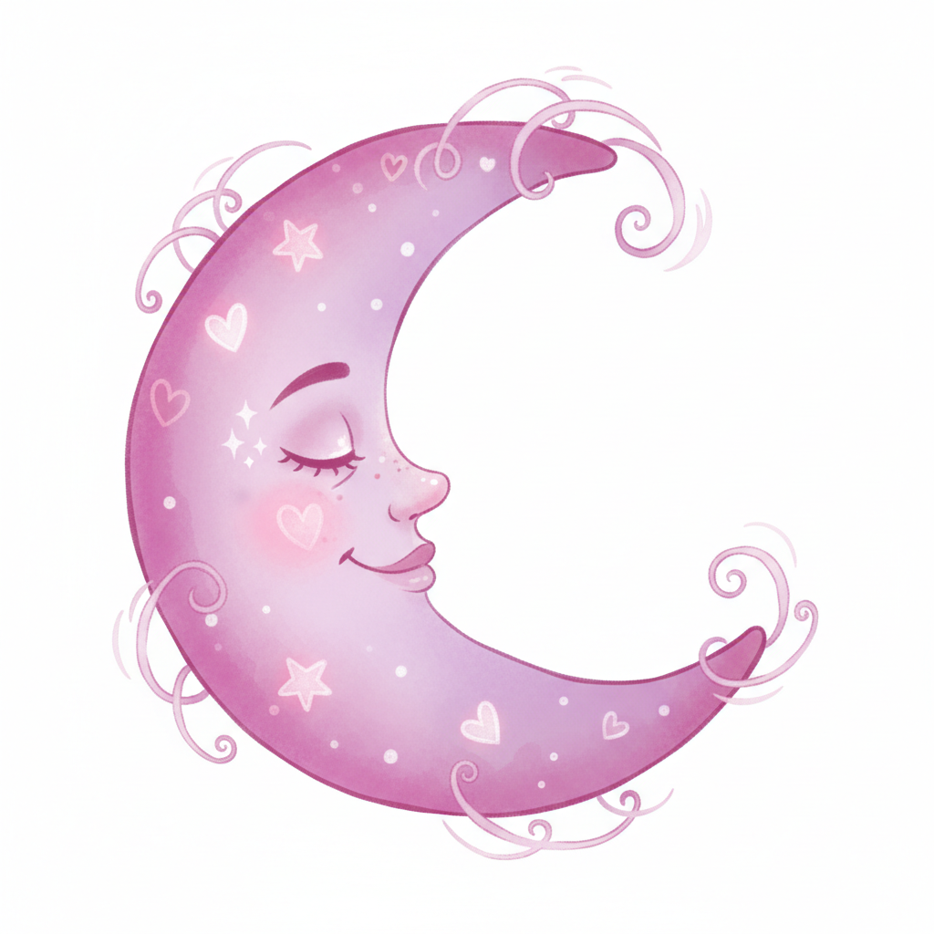 Purplish Pink Moon - No Text