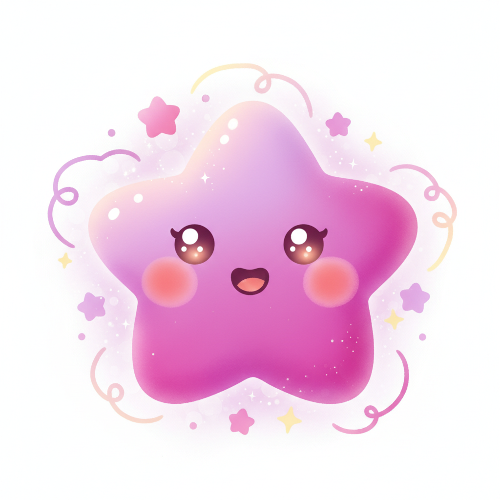 Purplish Pink Star
